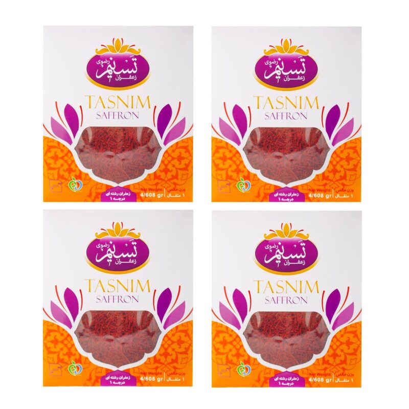 Sargol Tasnim saffron - 4.608 grams, 4 pieces package