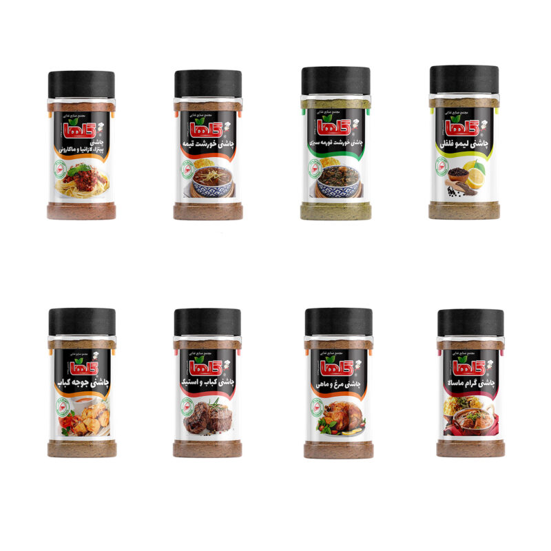 Pack of 8 flower seasonings