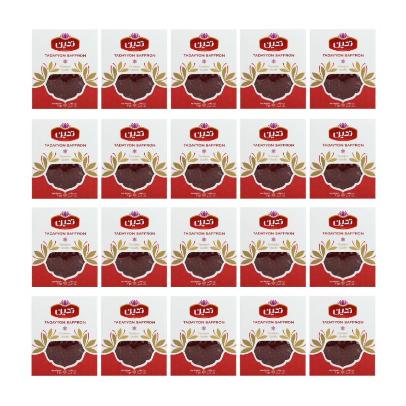 Sargol Tedin saffron - 1 gram, pack of 20 pieces