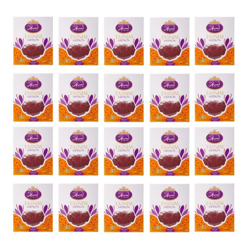 Sargol saffron, first grade Tasnim - 1 gram, pack of 20 pieces