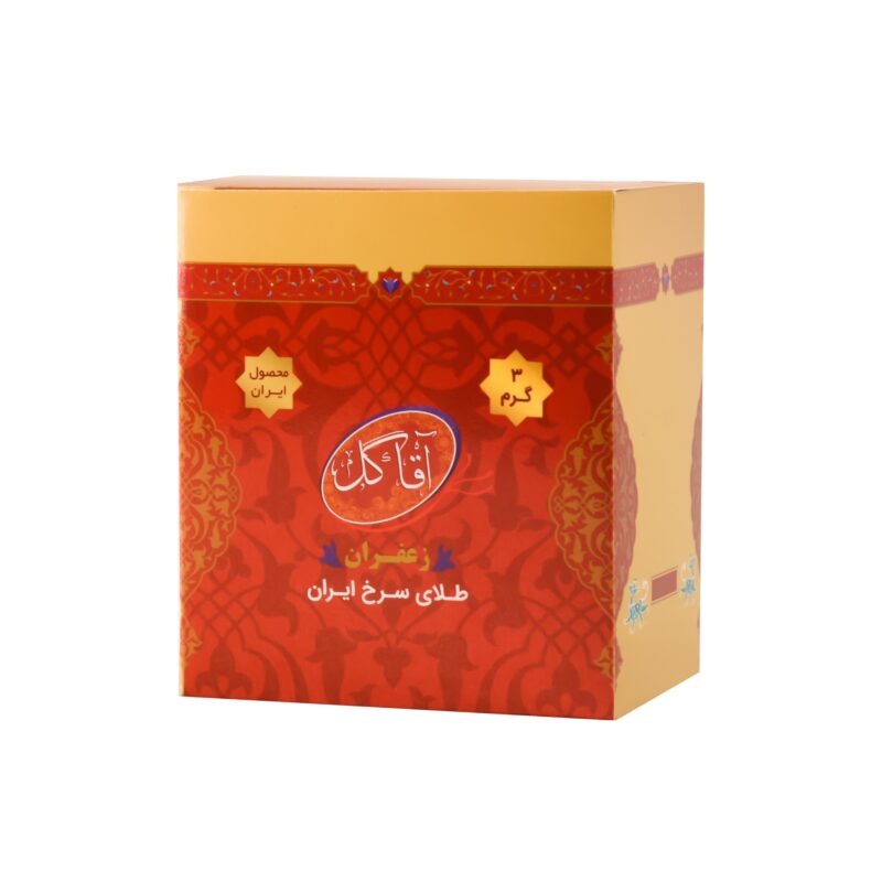 Sargol Aghagol saffron - 3 grams, pack of 6 pieces