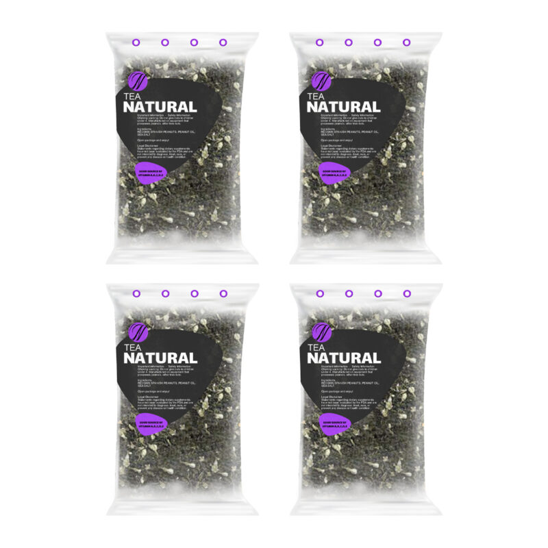 Jasmine natural green tea - 250 grams, pack of 4
