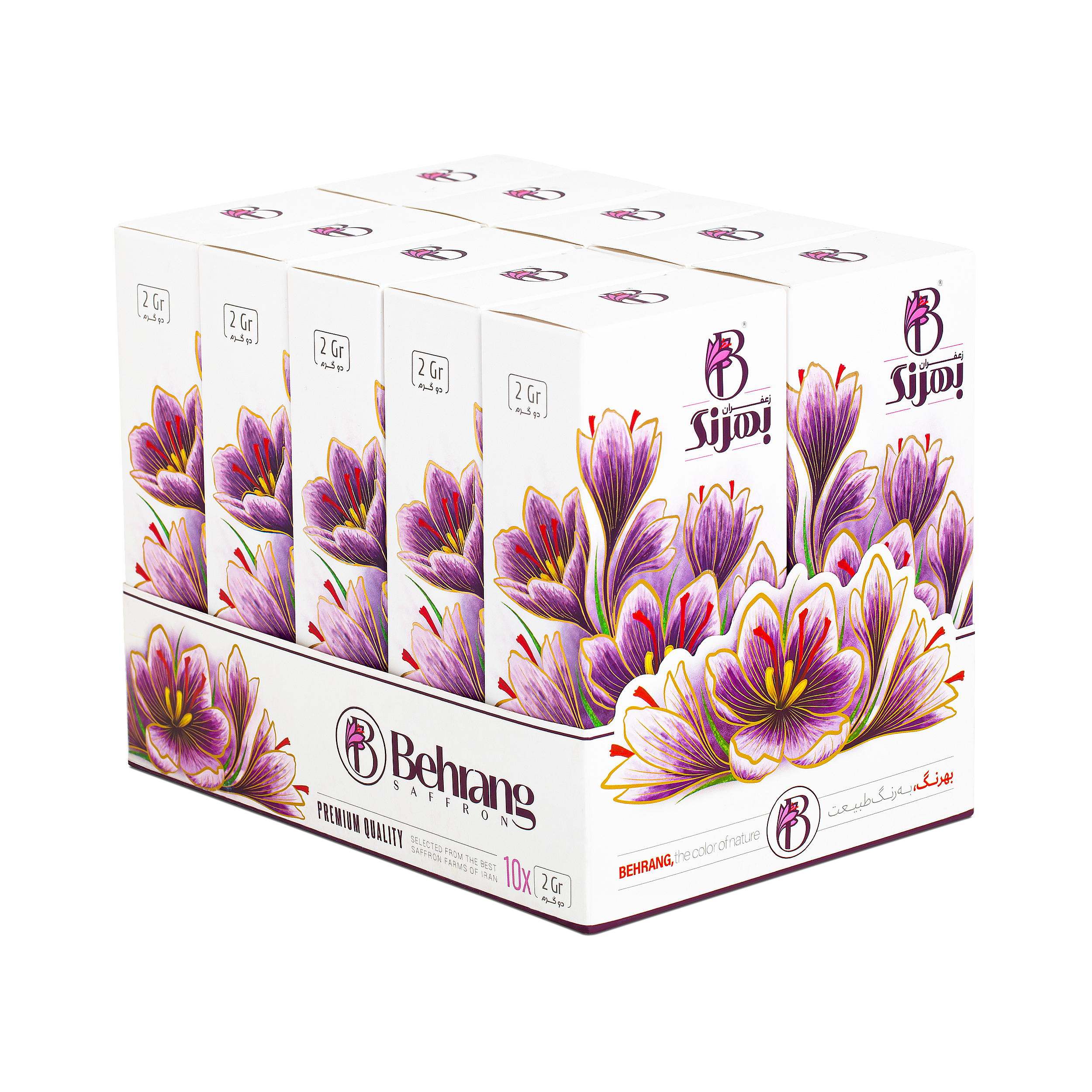 Sargol Behrang saffron - 2 grams, 10 pieces