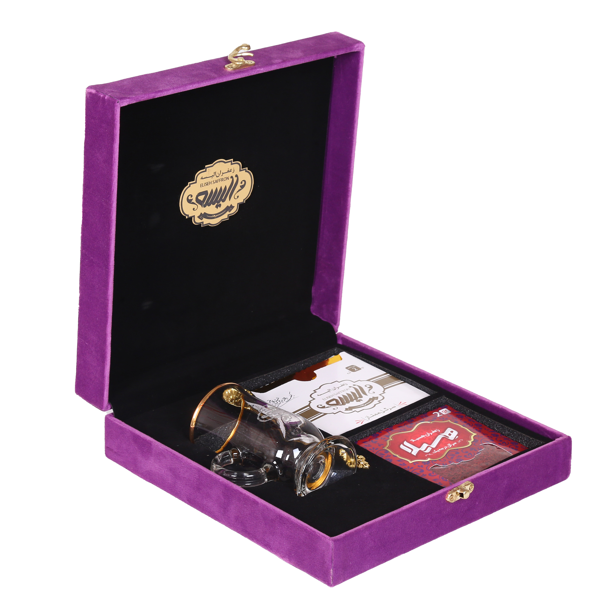 Elyse Red Calm Gift Saffron - 4 grams with glass and spoon - Image 2