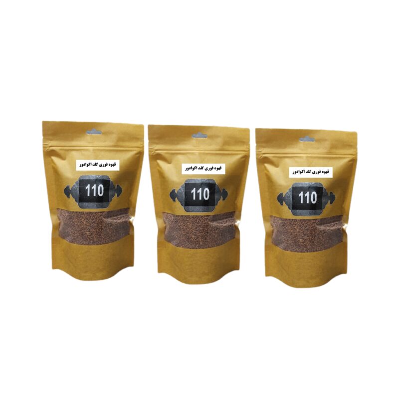 Gold Ecuador instant coffee 110-200 grams, pack of 3