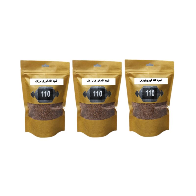 Brazil Gold instant coffee 110-200 grams, pack of 3