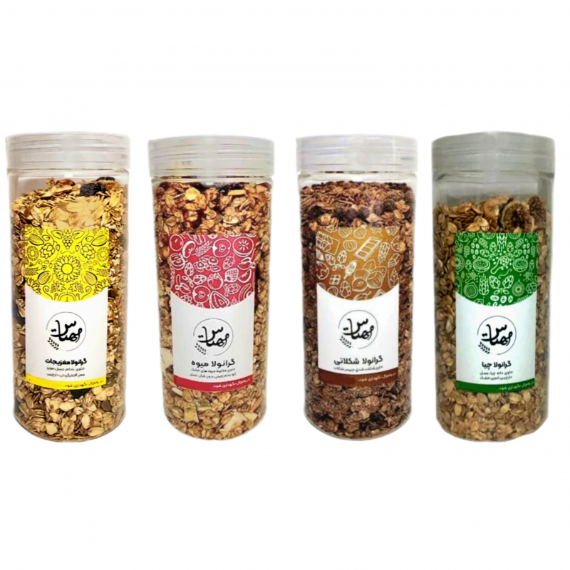 Ready-made granola - 1320 grams, set of 4 pieces