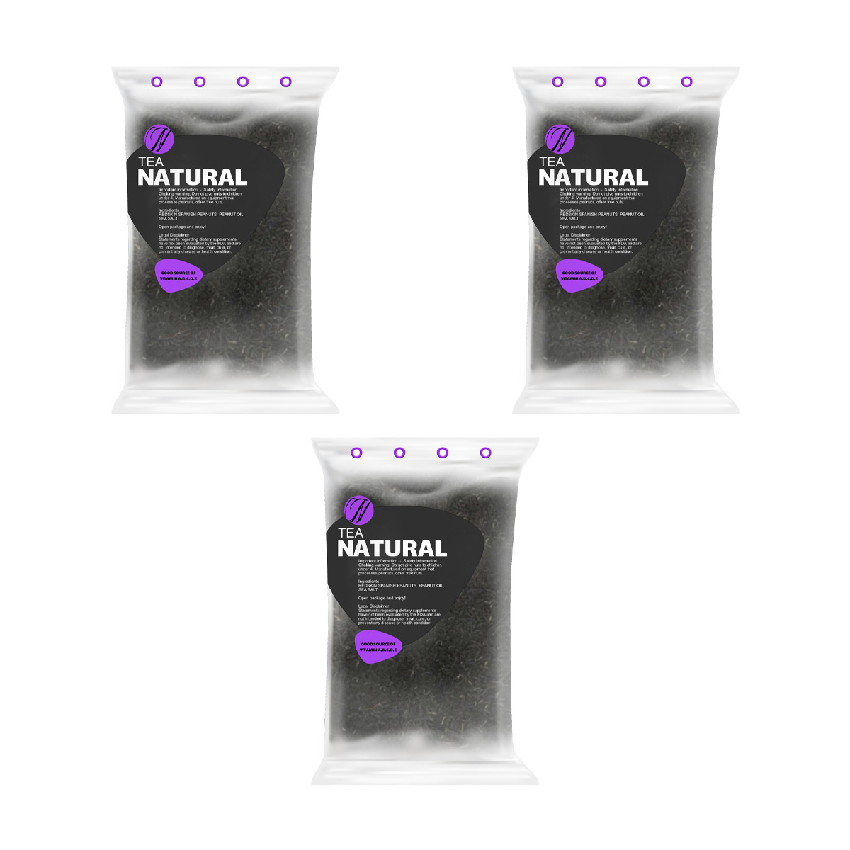 Hindustan Natural Golden Tea - 500 grams, 3 packs - Image 2