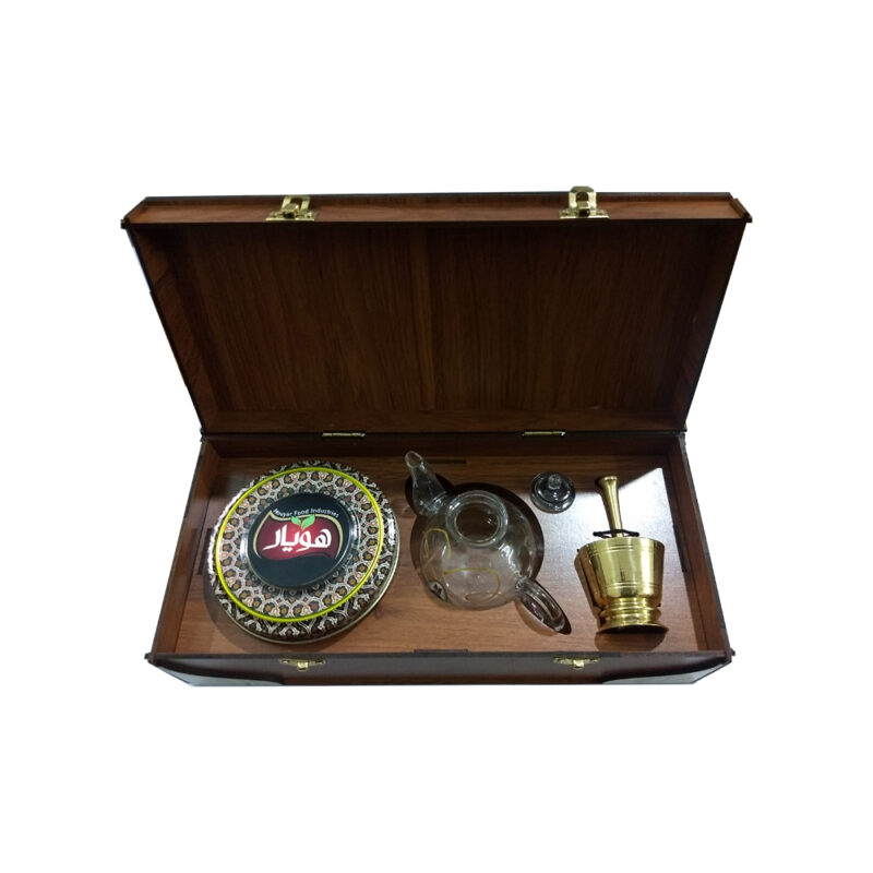 Premium Hoyar saffron - 4.608 grams with teapot and mortar