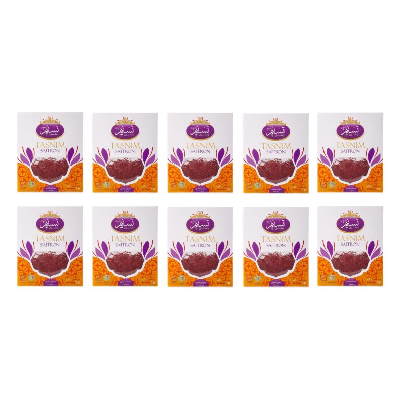 Sargol saffron, first grade, Tasnim - 1 gram, pack of 10 pieces