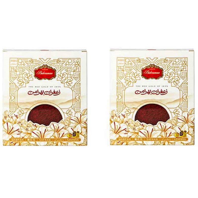Behraman saffron - 4.608 grams, pack of 2 pieces