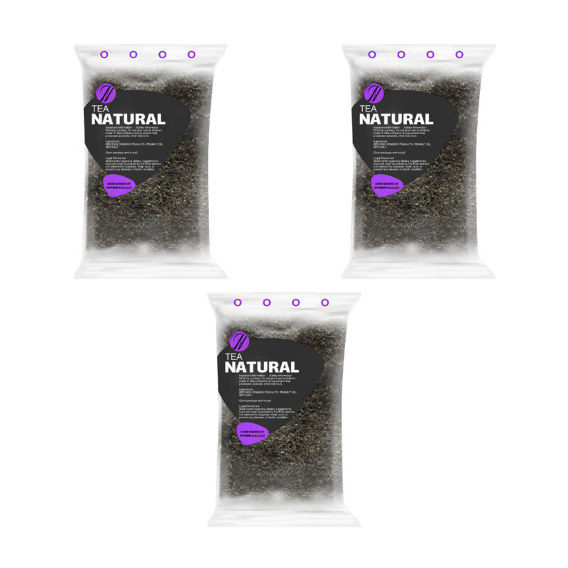 Natural mixed Iranian and foreign tea - 500 grams, 3 pieces pack