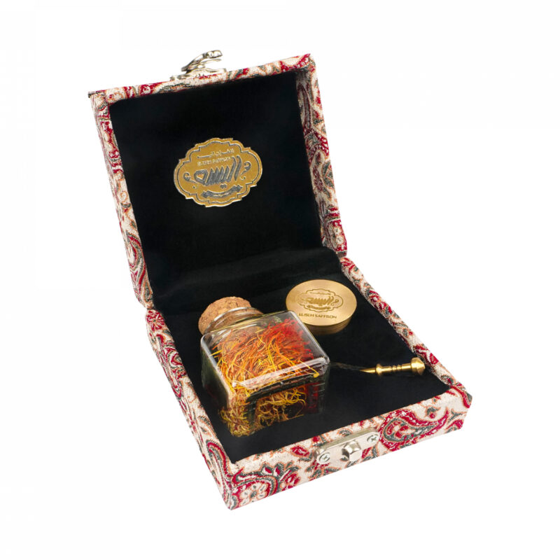 Red Eliseh saffron - 2 grams with a set of 2 mortars