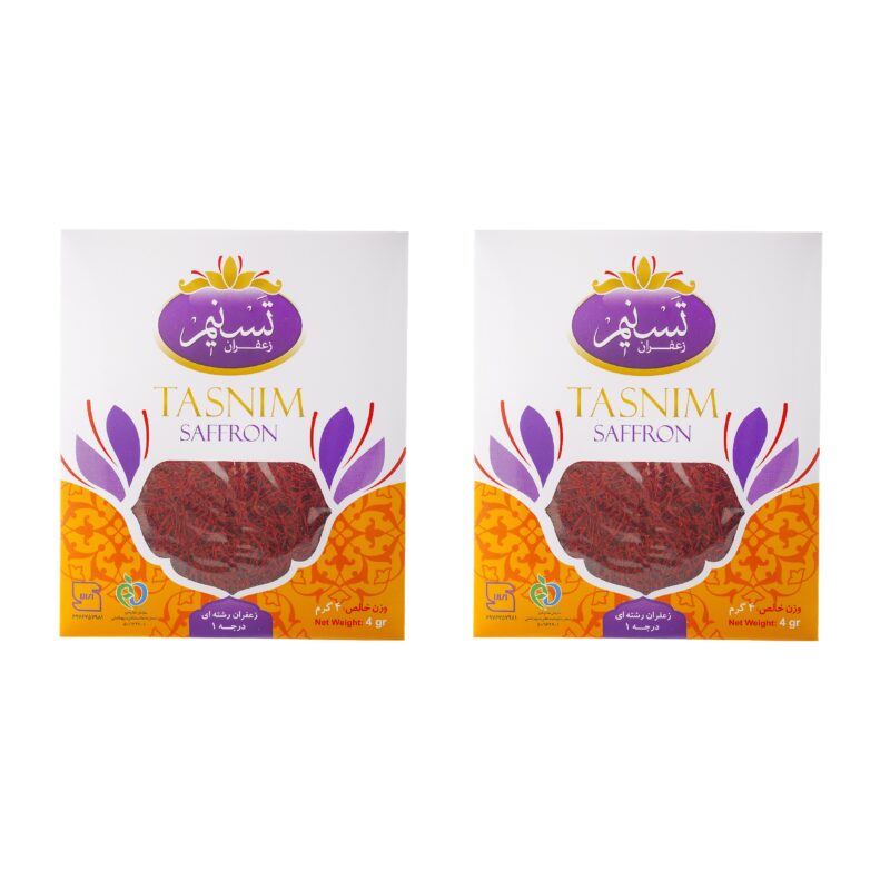 Sargol Tasnim saffron - 4 grams, set of 2 pieces