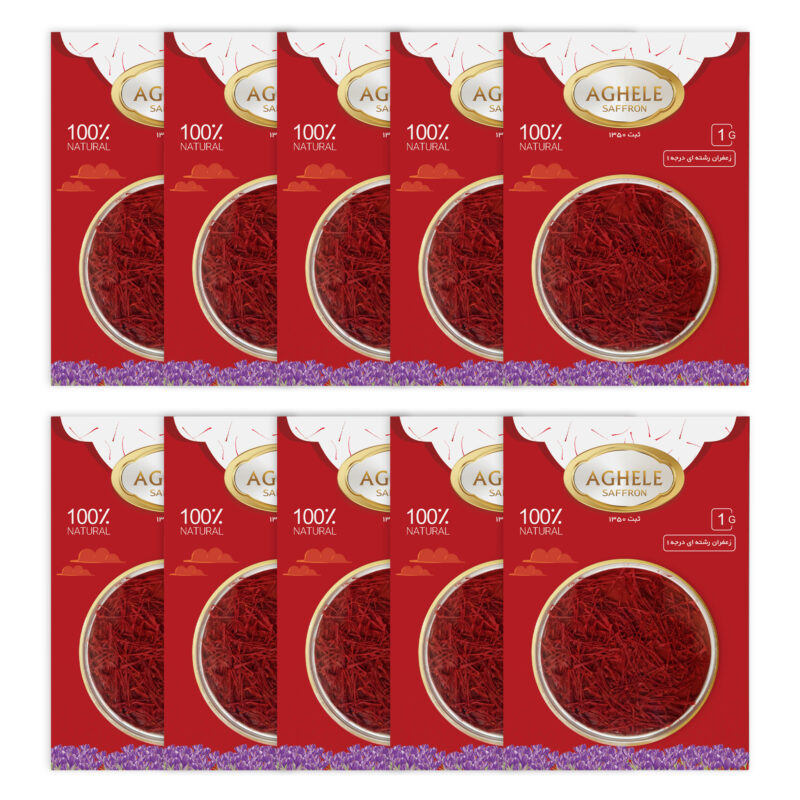 First grade barberry saffron and wise saffron - 1 gram set of 10 pieces