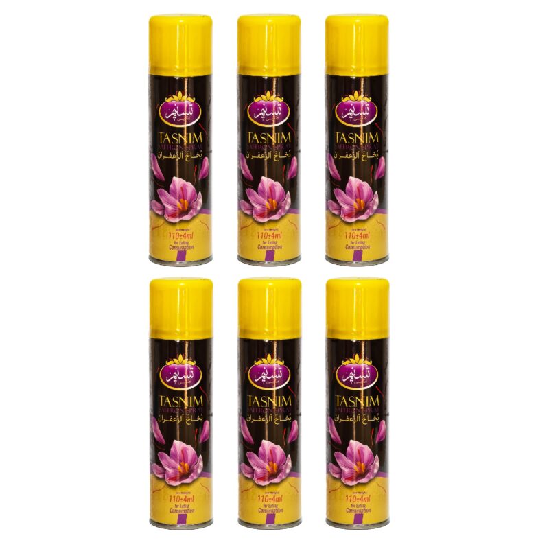 Golden Tasnim saffron spray - 110 ml set of 6 pieces