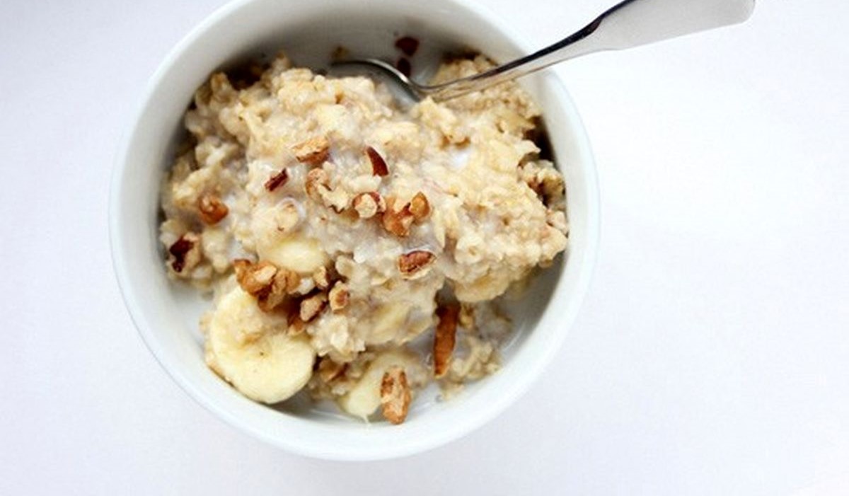 Breakfast with oatmeal