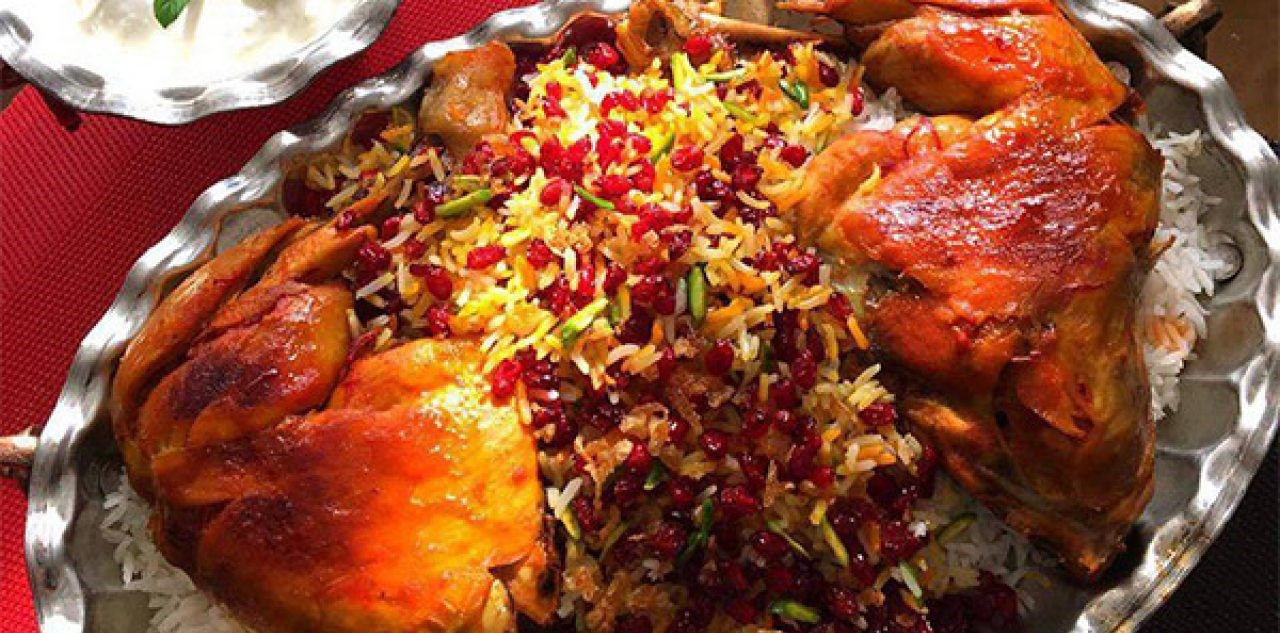 Persian-inspired stuffed Turkey with Dried Fruits and Nuts